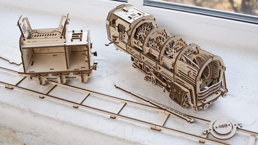 Steam Locomotive With Tender
