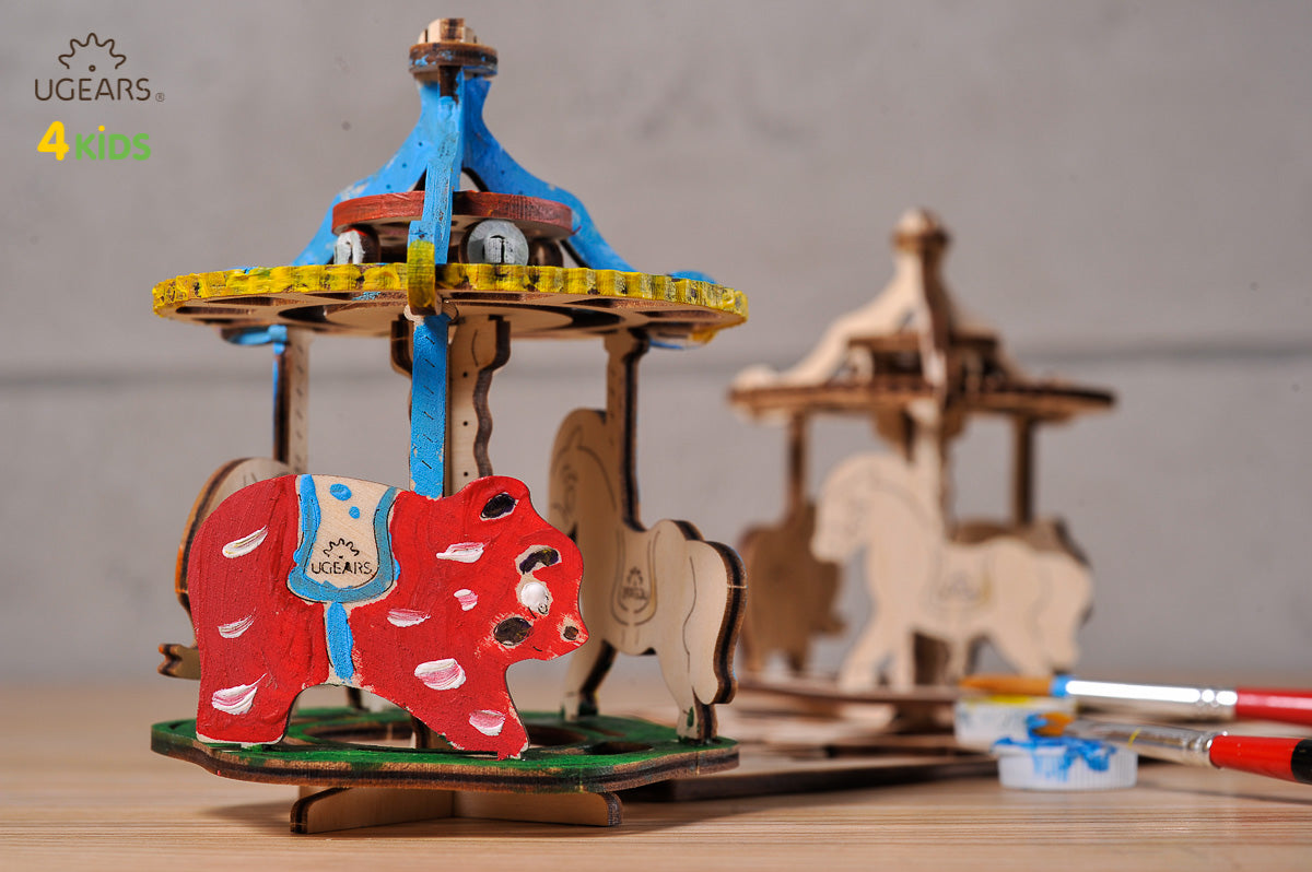 3D Colouring Model Merry-go-round