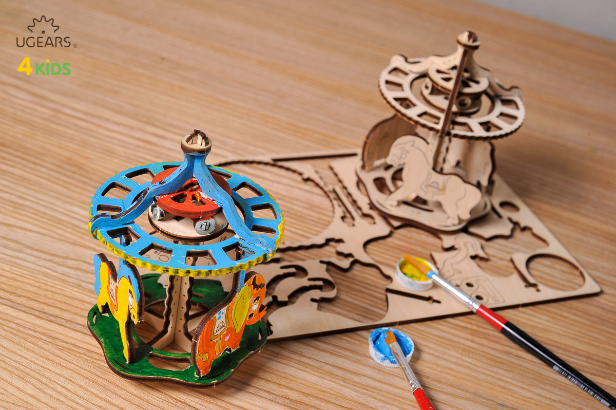 3D Colouring Model Merry-go-round