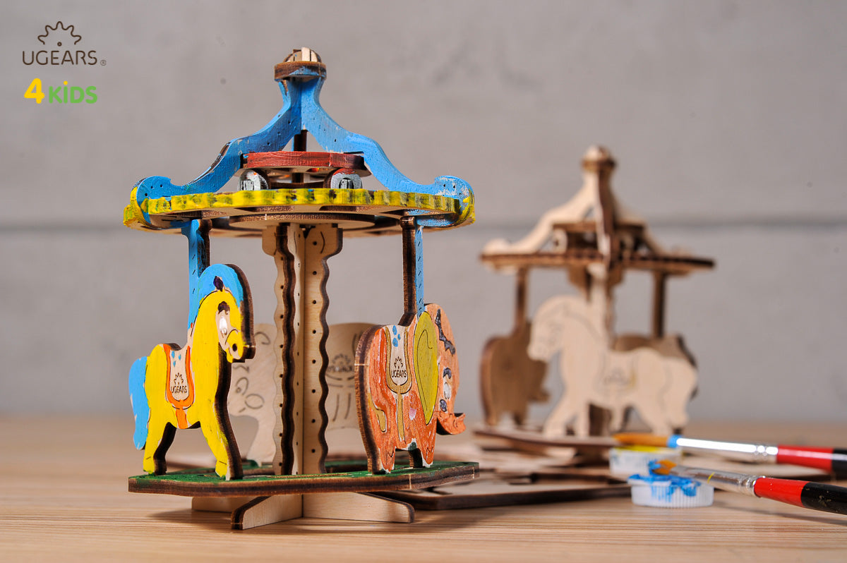 3D Colouring Model Merry-go-round