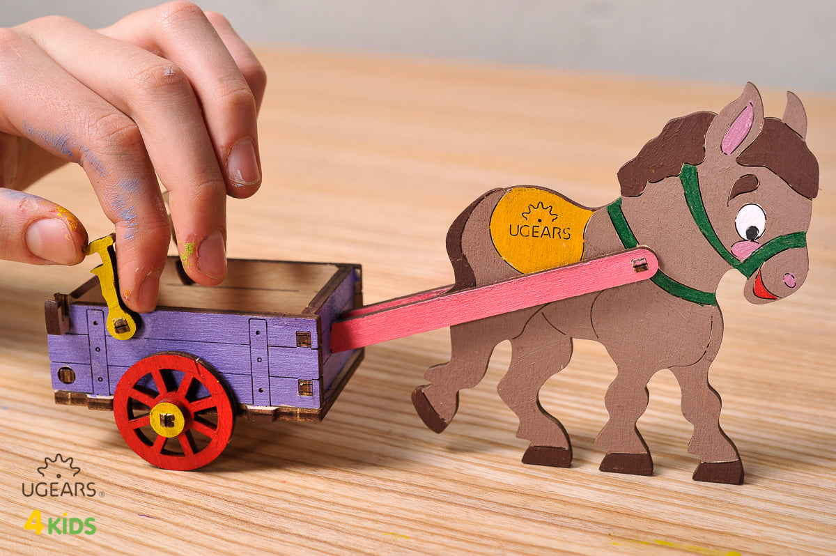 3D Colouring Model Donkey