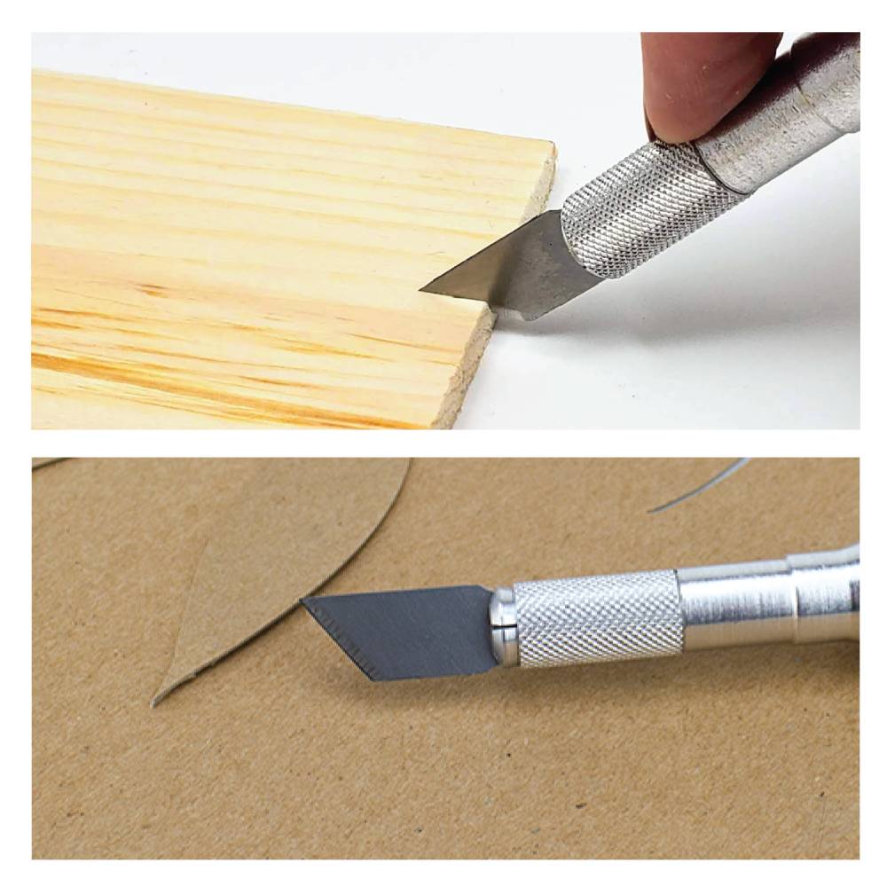 #19 Angled Edge Blade, Shank 0.345" (0.88 cm) (5 pcs) (Carded) - Gallery Image 6