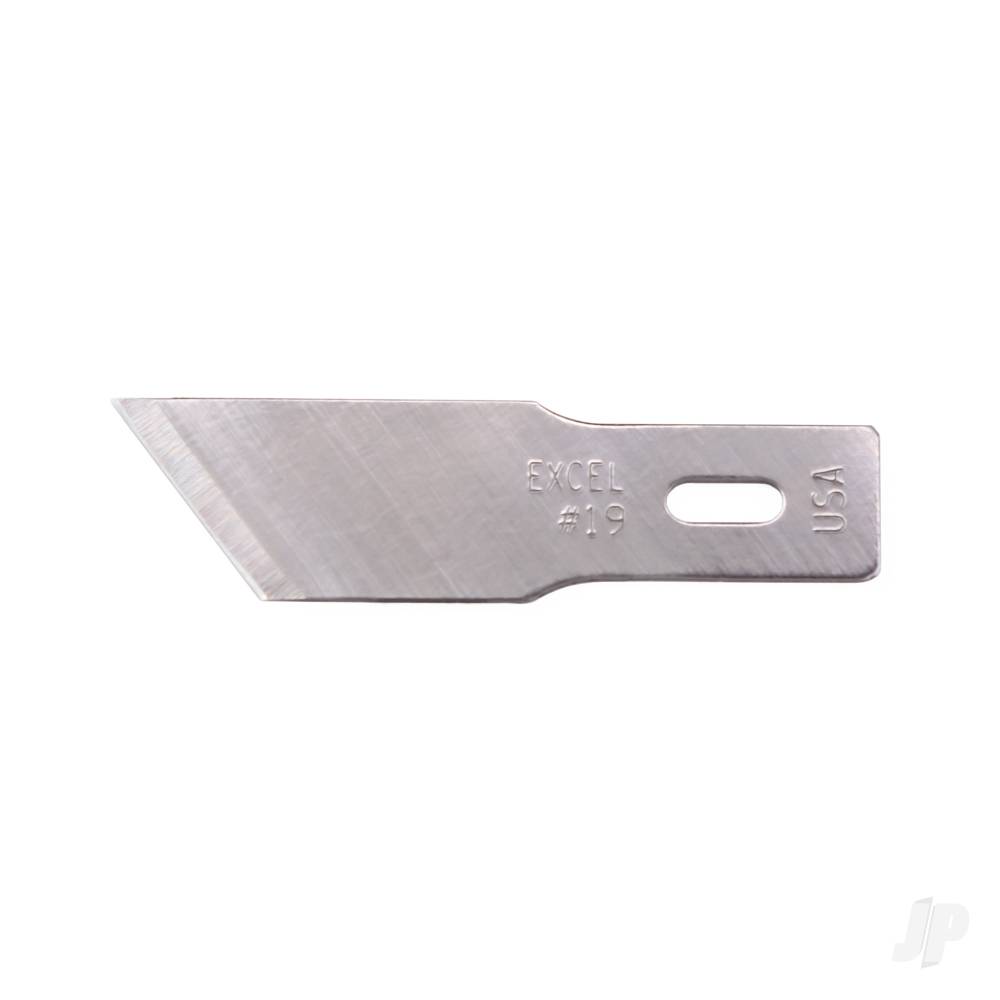 #19 Angled Edge Blade, Shank 0.345" (0.88 cm) (5 pcs) (Carded)