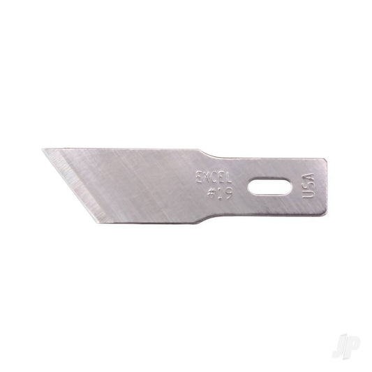 #19 Angled Edge Blade, Shank 0.345" (0.88 cm) (5 pcs) (Carded)