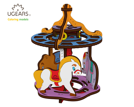 3D Colouring Model Merry-go-round