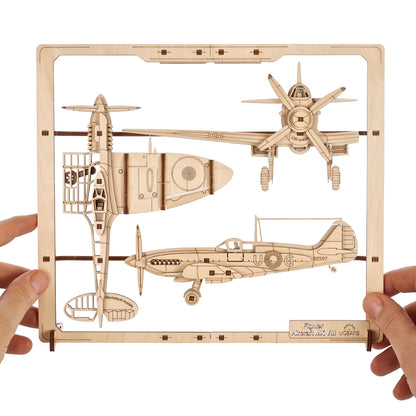 Fighter Aircraft 2.5D Puzzle